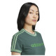 Adidas Γυναικεία κοντομάνικη μπλούζα Graphic Badge Slim 3-Stripes Tee